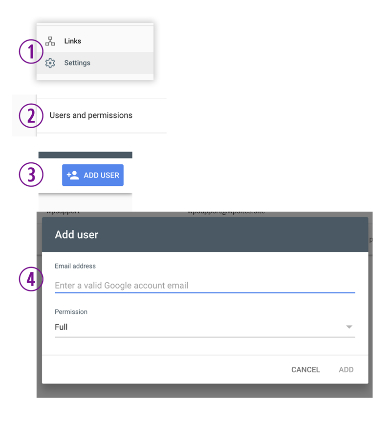 Google search console setup